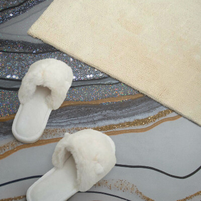 Panneau mural Vagues abstraites avec effet de lumi?re