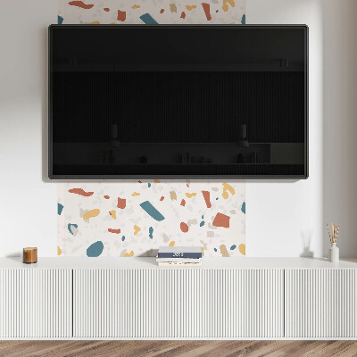 Panneau décoratif mural Formes abstraites dans un motif dynamique