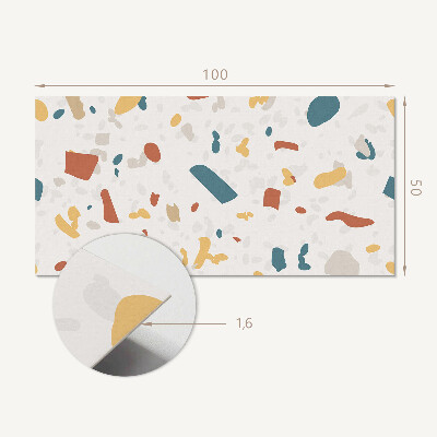 Panneau décoratif mural Formes abstraites dans un motif dynamique