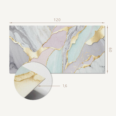 Panneau mural Abstractions en marbre dans un style moderne
