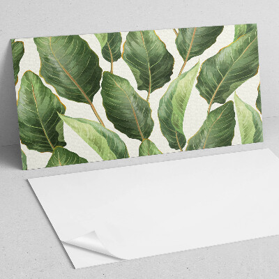Panneau mural Motif de feuilles tropicales