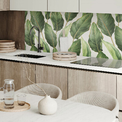 Panneau mural Motif de feuilles tropicales