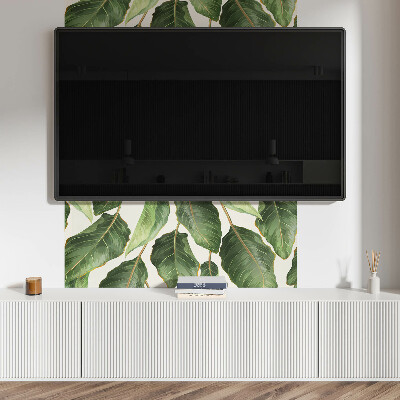 Panneau mural Motif de feuilles tropicales