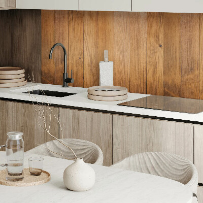 Rev?tement mural Motif naturel de planches de bois