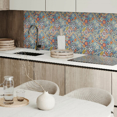 Rev?tement mural Motif mandala multicolore