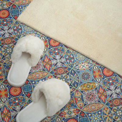 Rev?tement mural Motif mandala multicolore