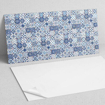 Panneau décoratif mural Mosa?ques en grille aux motifs colorés