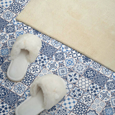 Panneau décoratif mural Mosa?ques en grille aux motifs colorés