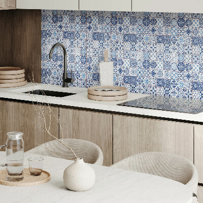 Panneau décoratif mural Mosa?ques en grille aux motifs colorés