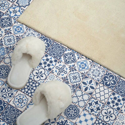 Panneau décoratif mural Mosa?ques en grille aux motifs colorés