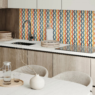 Rev?tement mural Ondes rythmiques dans un arrangement harmonieux