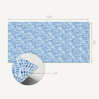 Panneau décoratif mural Motif graphique en éventail