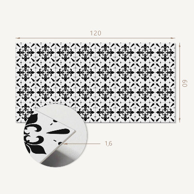 Panneau décoratif mural Des tissages floraux dans un arrangement harmonieux