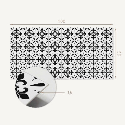 Panneau décoratif mural Des tissages floraux dans un arrangement harmonieux