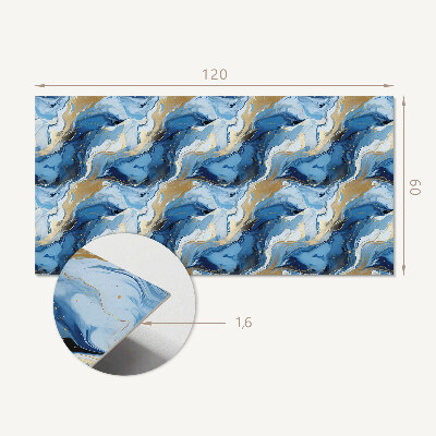 Panneau mural Vagues abstraites en mouvement