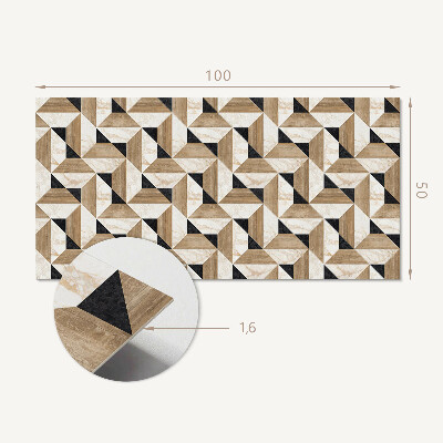 Rev?tement mural Motif abstrait de formes triangulaires