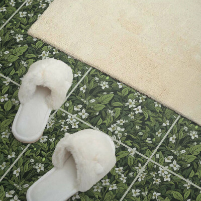 Panneau décoratif mural Composition florale avec des feuilles