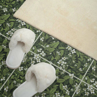 Panneau décoratif mural Composition florale avec des feuilles