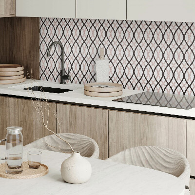 Panneau décoratif mural Motif de lignes ondulées