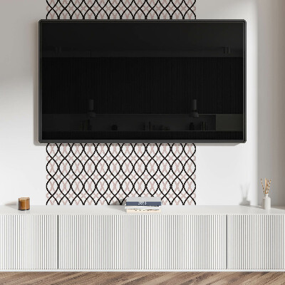 Panneau décoratif mural Motif de lignes ondulées