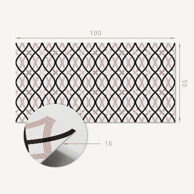 Panneau décoratif mural Motif de lignes ondulées