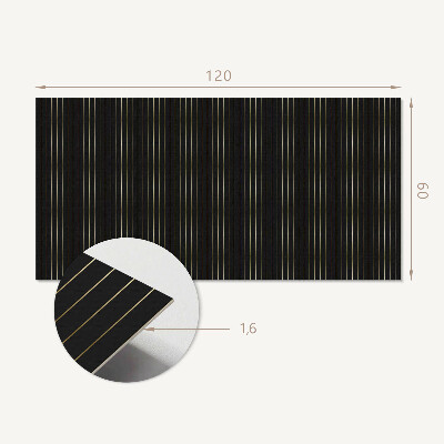 Rev?tement mural Rayures rythmiques verticales