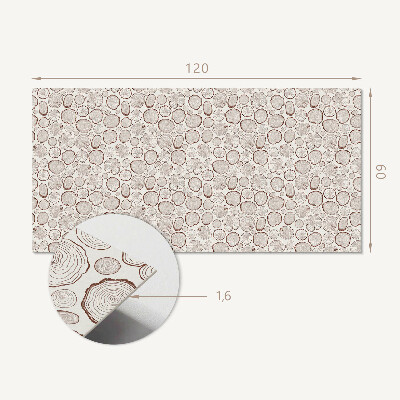 Panneau décoratif mural Pots ronds de formes variées