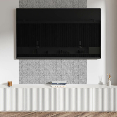 Panneau mural Mod?le en béton avec dessins