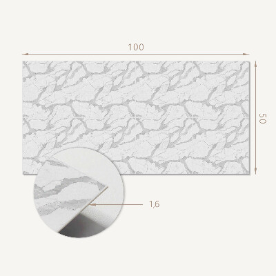 Panneau mural Motif en marbre aux veines délicates