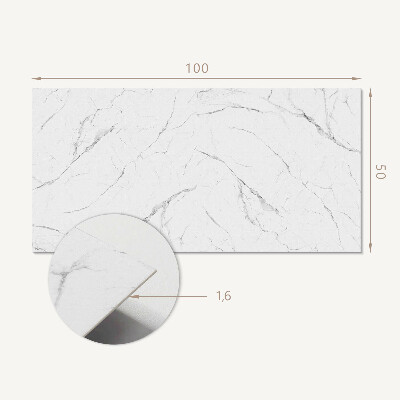 Panneau mural Motif en marbre aux veines délicates