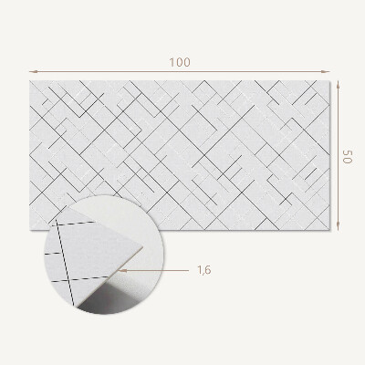 Rev?tement mural Motif de ligne abstrait