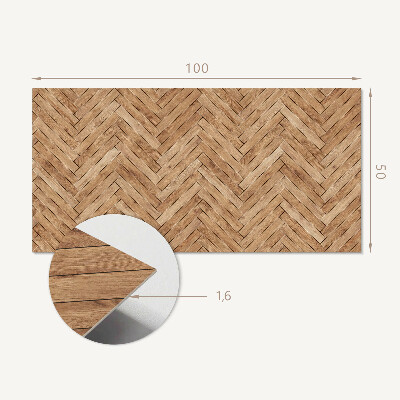 Panneau mural Planche ? chevrons