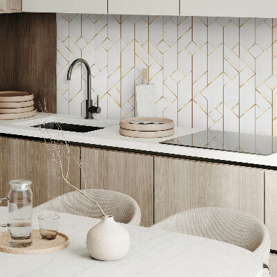 Rev?tement mural Des lignes élégantes dans un arrangement géométrique