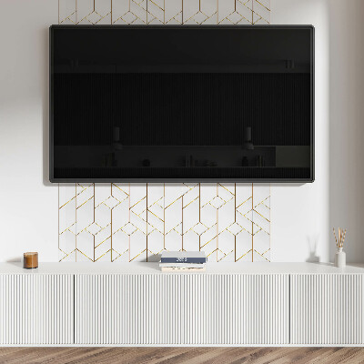 Rev?tement mural Des lignes élégantes dans un arrangement géométrique