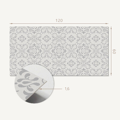 Panneau mural Motif floral aux détails complexes