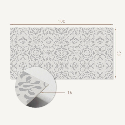 Panneau mural Motif floral aux détails complexes