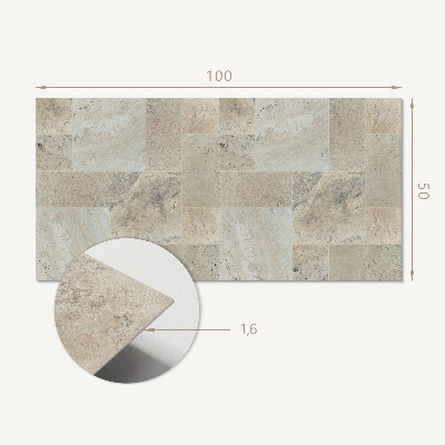 Panneau décoratif mural Motif mosa?que de pierres