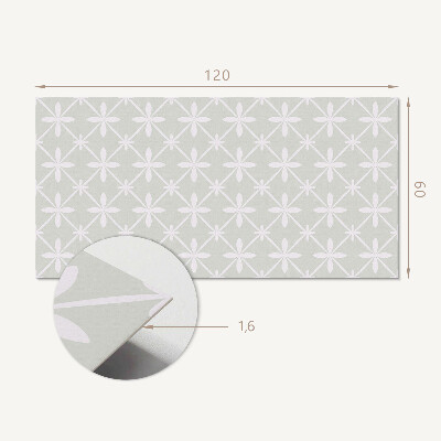 Panneau mural Motif floral en maille