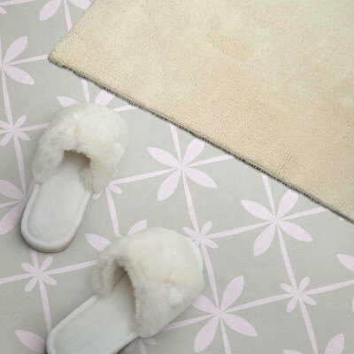 Panneau mural Motif floral en maille