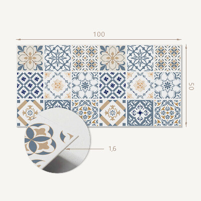 Panneau décoratif mural Grilles de mosa?que dans un style unique