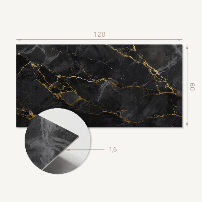 Panneau mural Motif de marbre élégant avec des veines