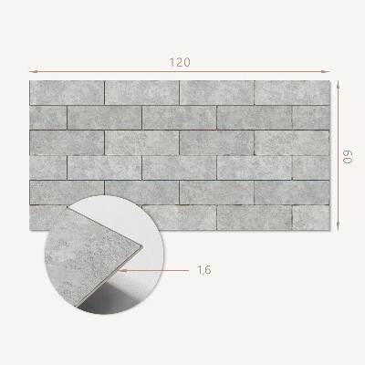 Rev?tement mural Structures en briques en 3D