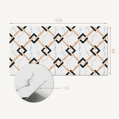 Rev?tement mural Motifs géométriques en marbre modernes
