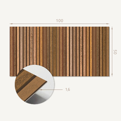 Panneau décoratif mural Une variété de planches aux motifs uniques