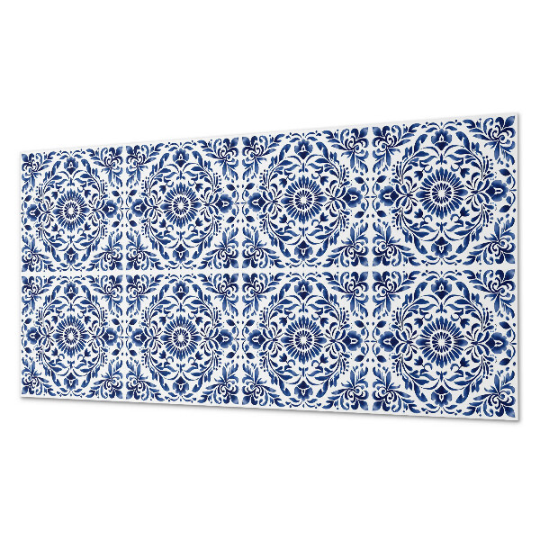 Panneau mural Motif floral avec éléments décoratifs