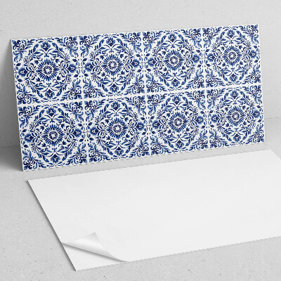 Panneau mural Motif floral avec éléments décoratifs