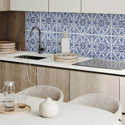 Panneau mural Motif floral avec éléments décoratifs