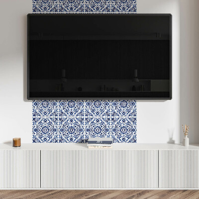 Panneau mural Motif floral avec éléments décoratifs