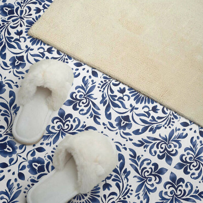 Panneau mural Motif floral avec éléments décoratifs