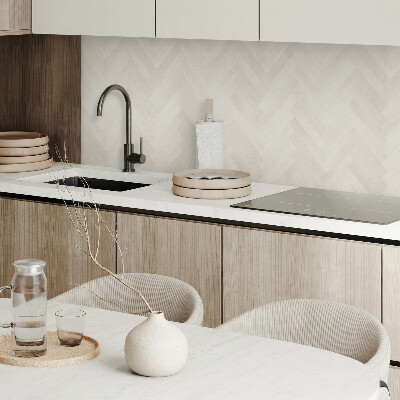 Panneau décoratif mural Motif ? chevrons sur bois